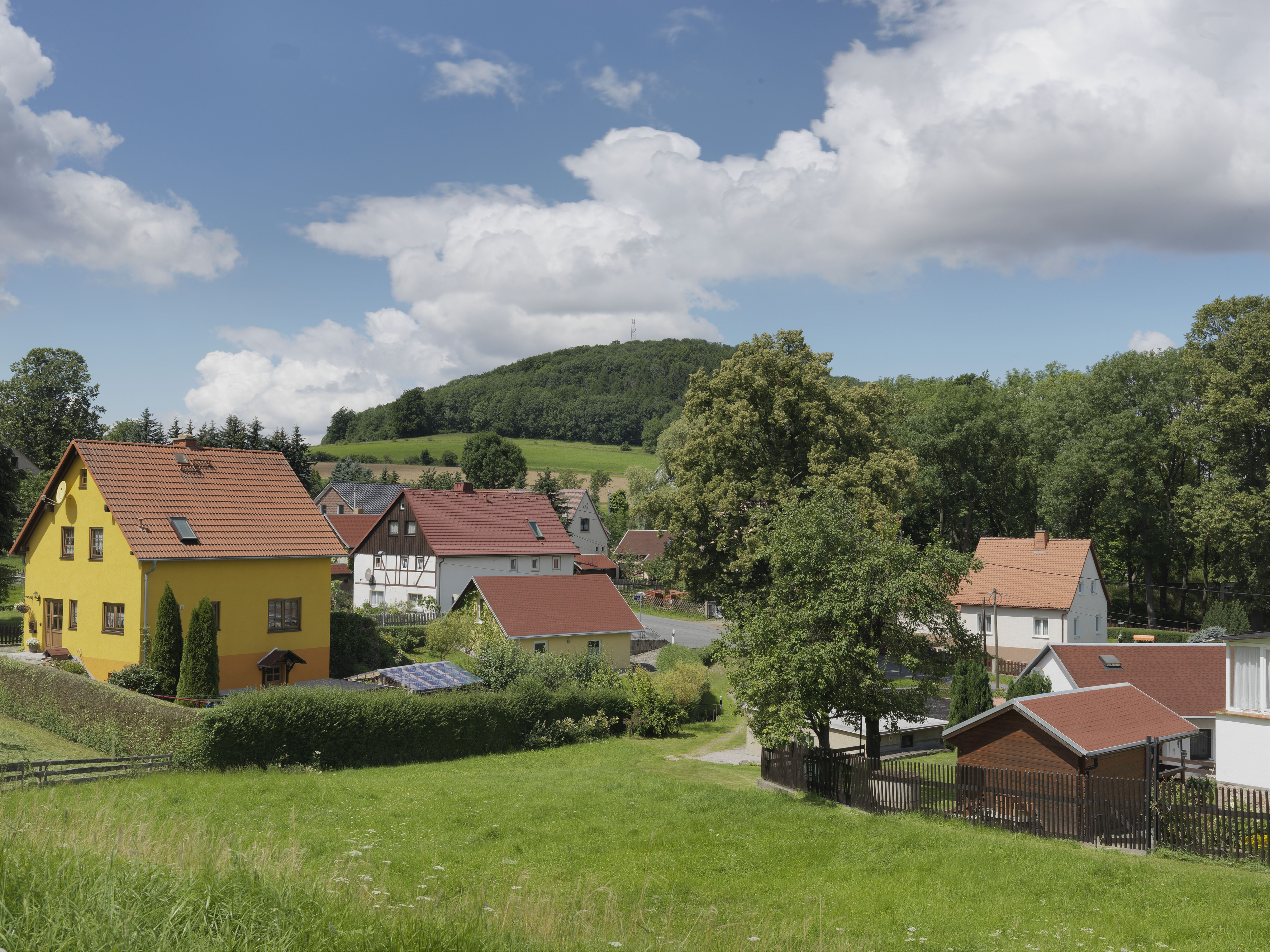 Dorf Luchau © Stadt Glashütte