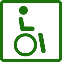 behindertengerecht, z. T. rollstuhlgerecht behindertengerecht, z. T. rollstuhlgerecht